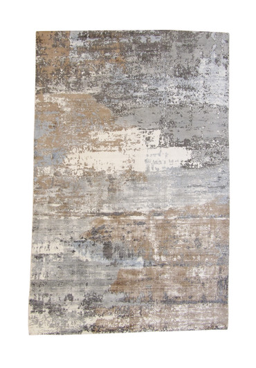 Modern Abstract Design Viscose Hand Loom Rug 5.0X8.0 - w5133