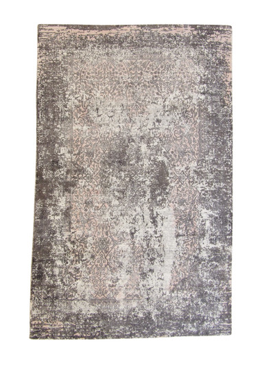 Modern Abstract Design Viscose Hand Loom Rug 5.0X8.0 - w5138