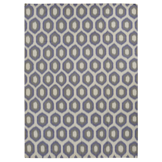 Flat Weave Wool Hand Woven Rug Purple None 8.10X12.2 -O087869