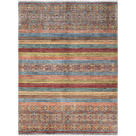 Kazak Wool Hand Knotted Rug Red No Border 9.10X13.2 -O082687