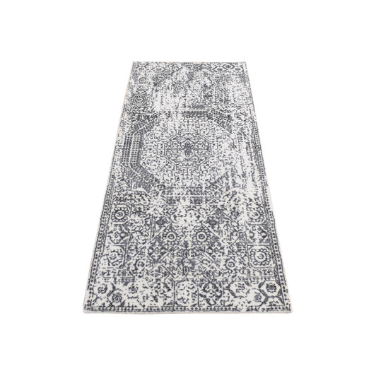 Mamluk Wool & Art Silk Hand Loomed Rug Black No Border 2.5X5.10 -O087341