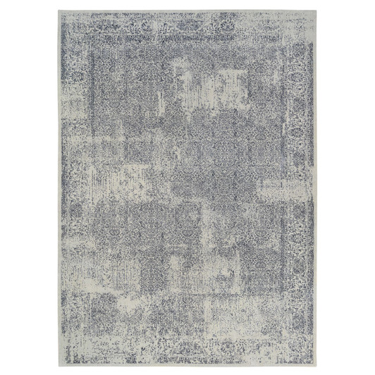 Modern and Contemporary Wool & Art Silk Hand Loomed Rug Grey No Border 12.0X18.2 -O063305