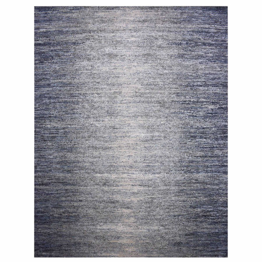 Modern and Contemporary Wool & Pure Silk Hand Knotted Rug Blue No Border 12.0X15.0 -O075103
