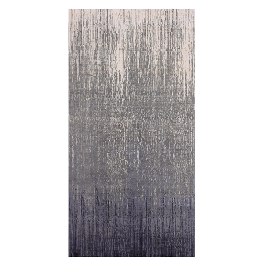 Modern and Contemporary Wool Hand Knotted Rug Grey No Border 6.1X12.1 -O075154
