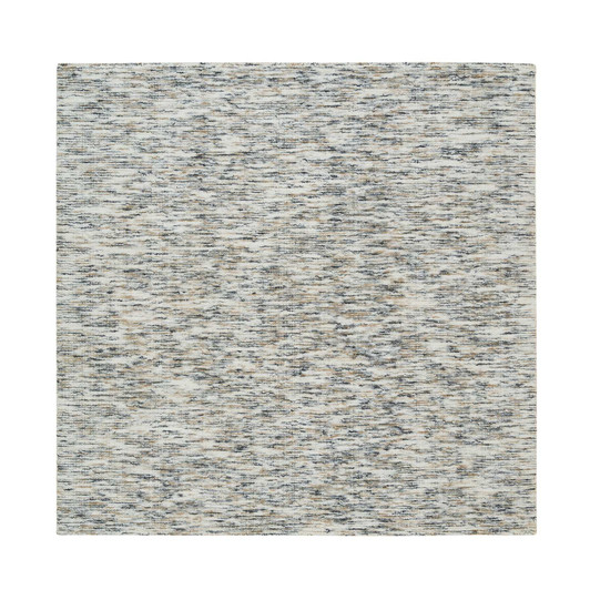 Modern and Contemporary Wool Hand Loomed Rug Beige No Border 6.2X6.0 -O065436