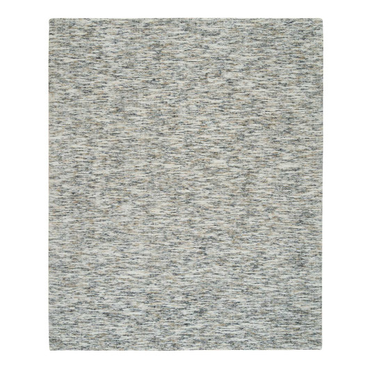 Modern and Contemporary Wool Hand Loomed Rug Beige No Border 8.3X10.0 -O065233