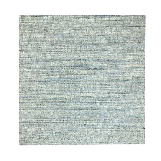 Modern and Contemporary Wool Hand Loomed Rug Green No Border 11.10X11.9 -O062052