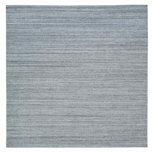 Modern and Contemporary Wool Hand Loomed Rug Grey No Border 10.1X10.1 -O065562