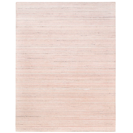 Modern and Contemporary Wool Hand Loomed Rug Pink No Border 9.0X12.0 -O063039