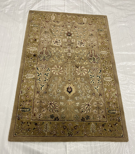 Modern Clearance Area Rug Beige 3.5X5.5  -EB-58