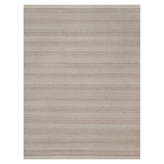 Flateweave Wool Hand Loomed Rug Brown 9.2X12.2  -O091119