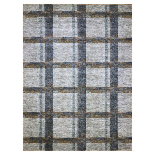 Modern and Contemporary Wool Hand Knotted Rug Ivory 9.0x12.1 -O076153