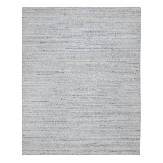 Modern and Contemporary Wool Hand Loomed Rug Ivory 7.11x9.11 -O091188