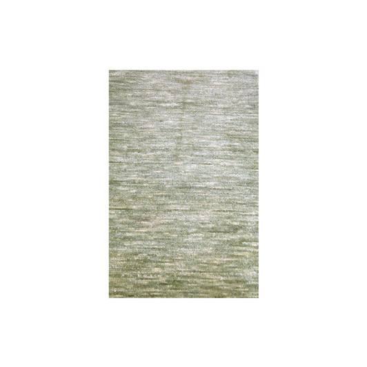 Modern and Contemporary Wool Hand Knotted Rug Green 2.0x3.0 -O076089