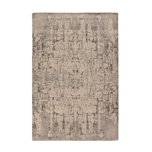 Modern and Contemporary Wool Hand Knotted Rug Grey 6.0x9.0 -O078390