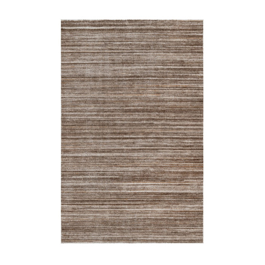 Modern and Contemporary Wool Hand Loomed Rug Brown 5.1x8.1 -O091351