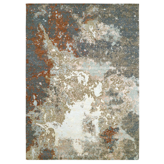 Modern and Contemporary Wool Hand Knotted Rug Grey 10.0x13.10 -O083158