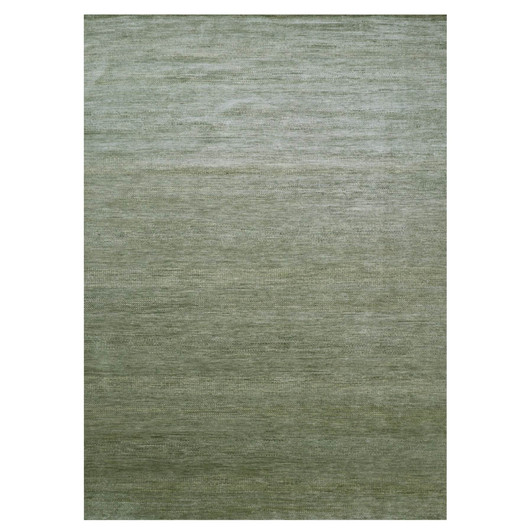 Modern and Contemporary Wool & Silk Hand Knotted Rug Grey 10.2x14.0 -O083235