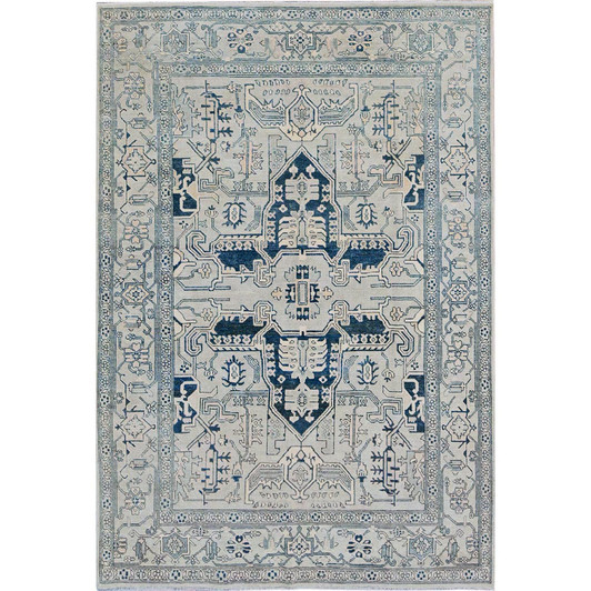 Heriz Wool Hand Knotted Rug Grey 6.0x8.11 -O0324