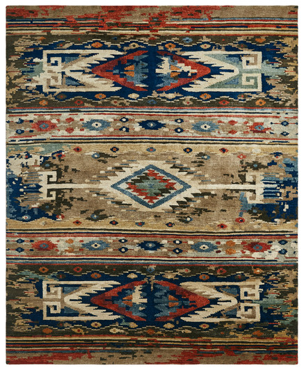Transitional Hand Knotted Rug Wool - KMV7330