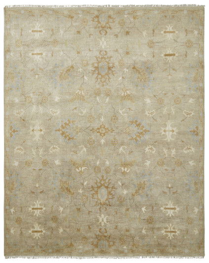 Transitional Hand Knotted Rug Wool - KUS1230