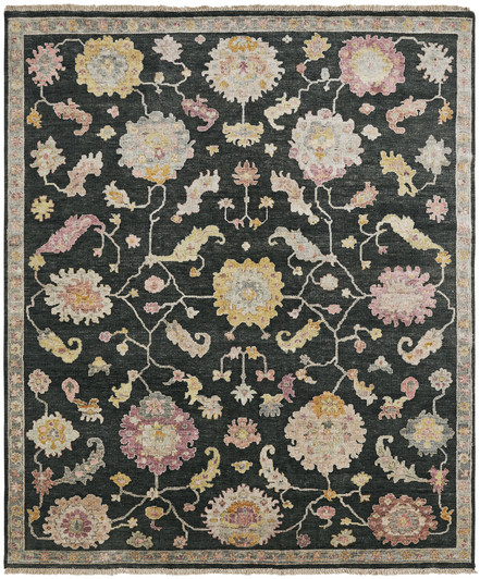 Transitional Hand Knotted Rug Wool & Silk - KAA9010