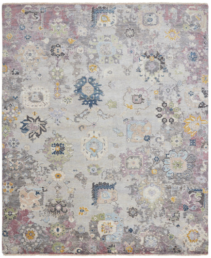 Transitional Hand Knotted Rug Wool & Silk - KCR9370