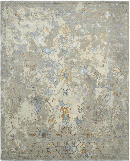 Transitional Hand Knotted Rug Wool & Silk - KKD11440
