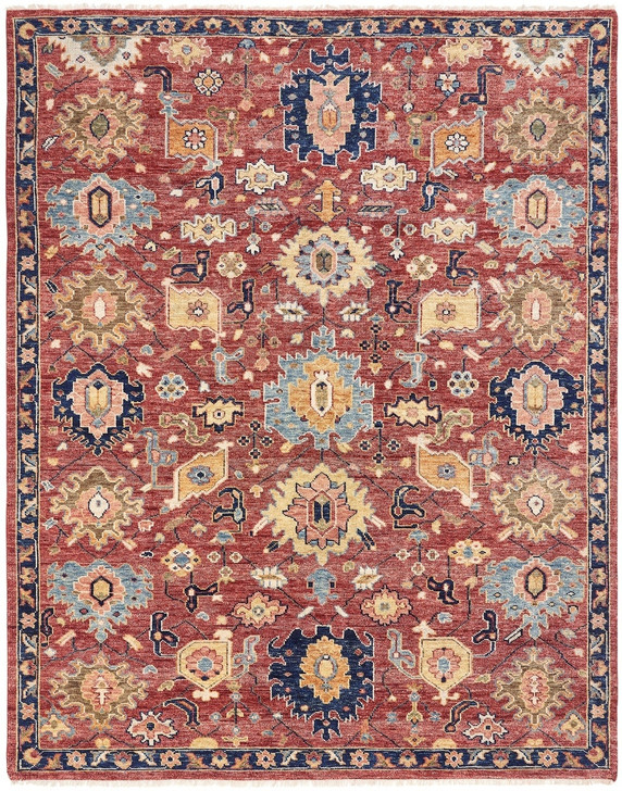 Hand Knotted Wool Bold Oushak Rug KKN1910