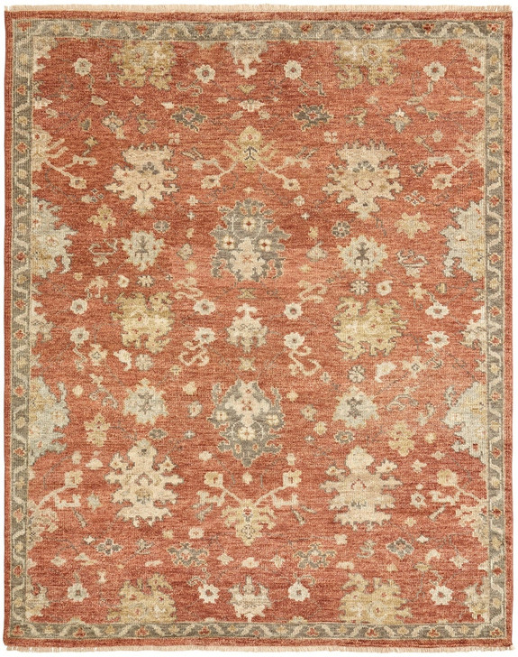 Hand Knotted Wool Oushak Rug KLL7460