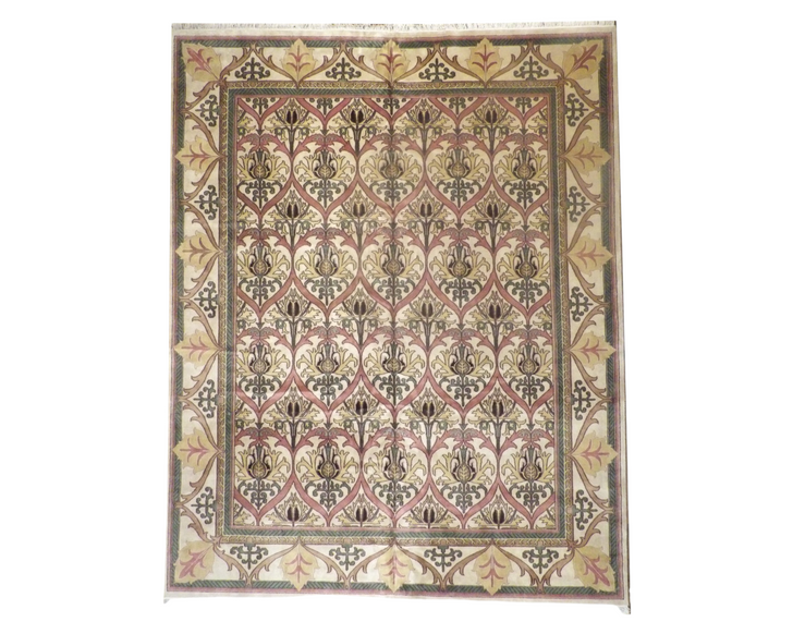 Tibetan Damask European Style Hand-knotted 12'0" x 15'0" W828