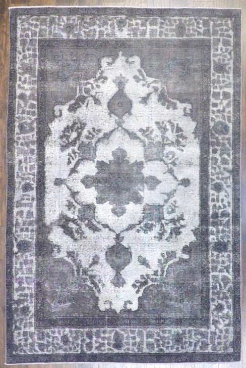 Over-dye Vintage Color Reform Tabriz 6'0"x9'0" Hand-knotted Rug -W905