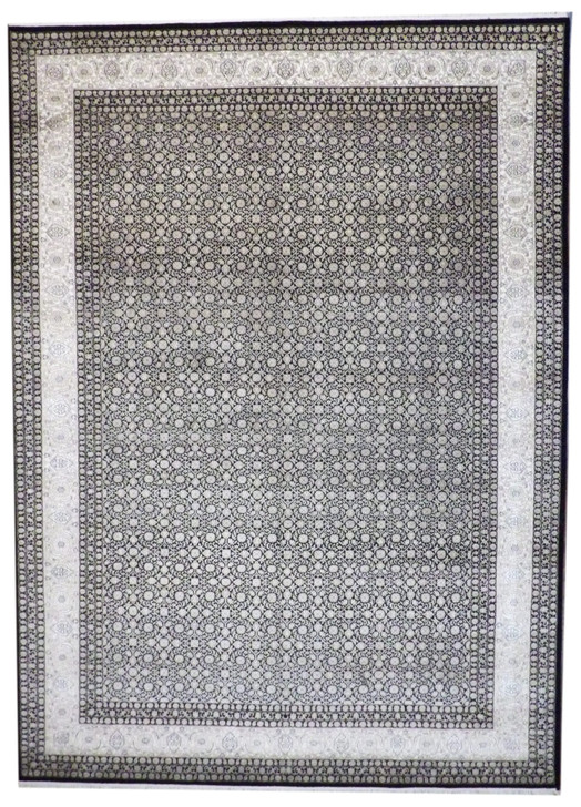 Fine Persian Mir 9'0x12'0" Hand-knotted Rug -w11137