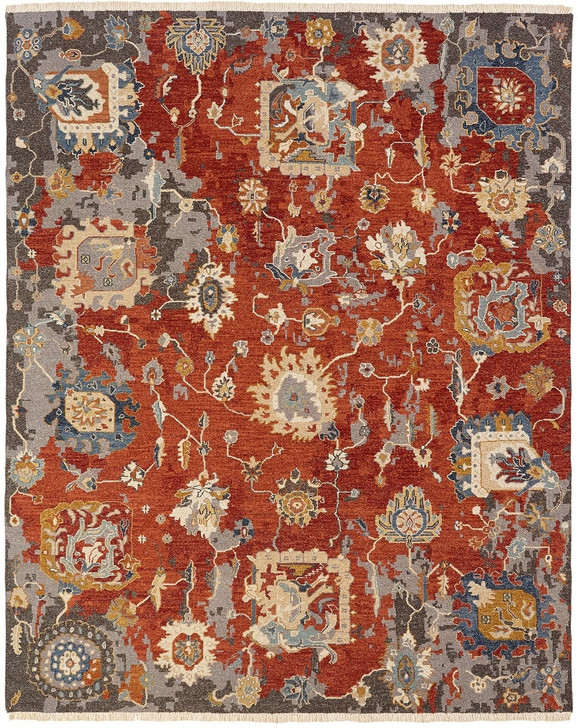 Hand Knotted Wool Transitional Rug KSU4900