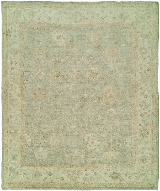 Hand Knotted Wool Oushak Rug KKZ1230