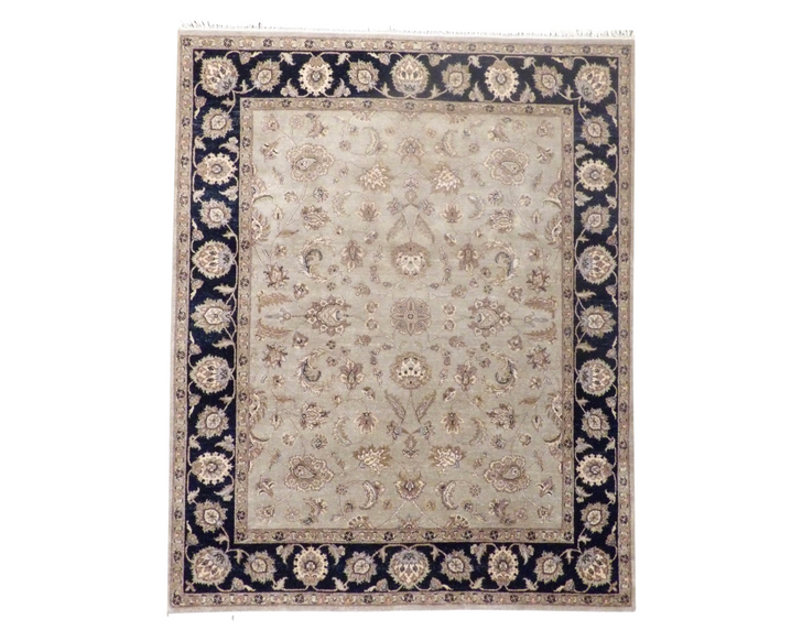 Agra Chobie Antique Wash  8'0" x 10'0"  Hand knotted Wool Rug - w963