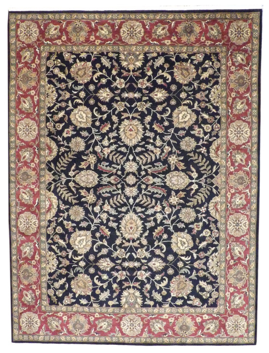 Jaipur Kashan 9'0"x12'0" Hand-knotted Rug -w255