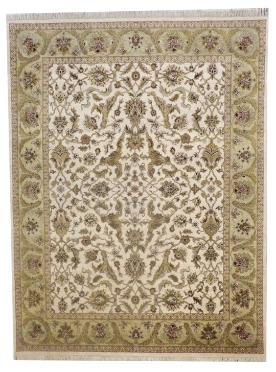 Fine Ziegler Tie Dye 8'0"x10'0" Hand-knotted Rug -w951