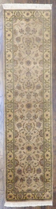 Fine Persian Kashan Tie Dye 2'6"x10'0" Hand-knotted Rug -w601