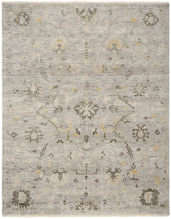 Hand Knotted Wool Oushak Rug KLL7490