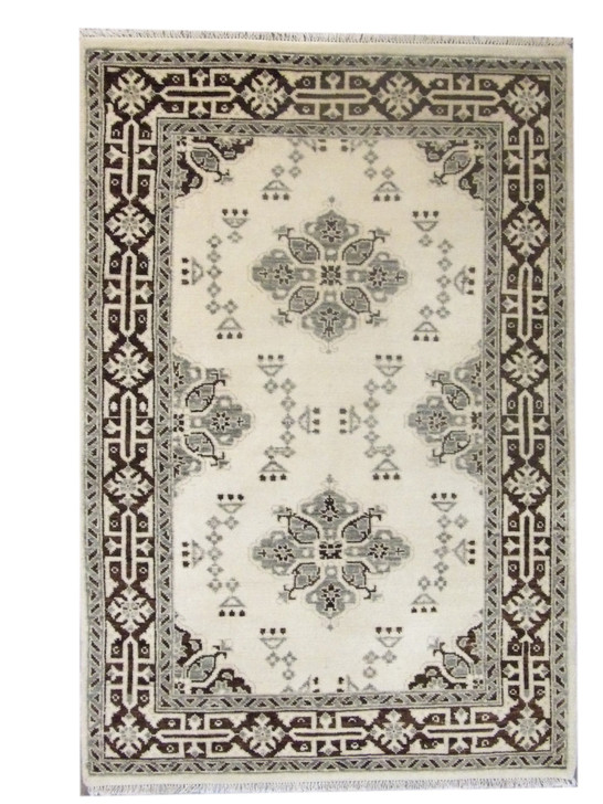 Tribal Fine Heriz Natural-dye 5'0"x8'0" Hand-knotted Rug -W741