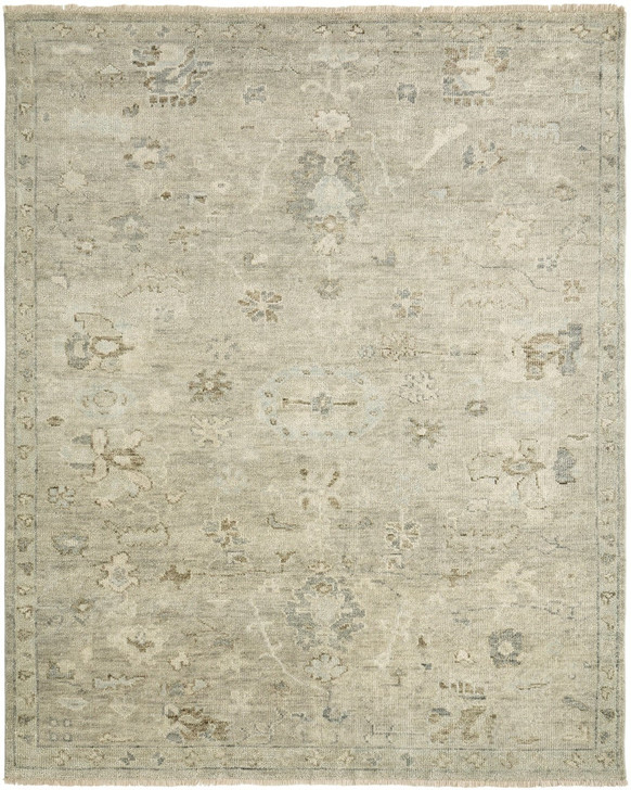Hand Knotted Wool Oushak Rug KLL7450
