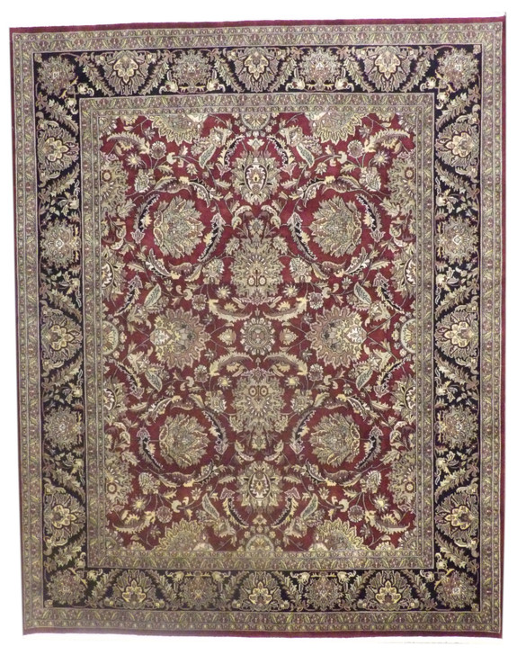 Fine Persian Kashan 8'0"x10'0" Hand-knotted Rug -w940