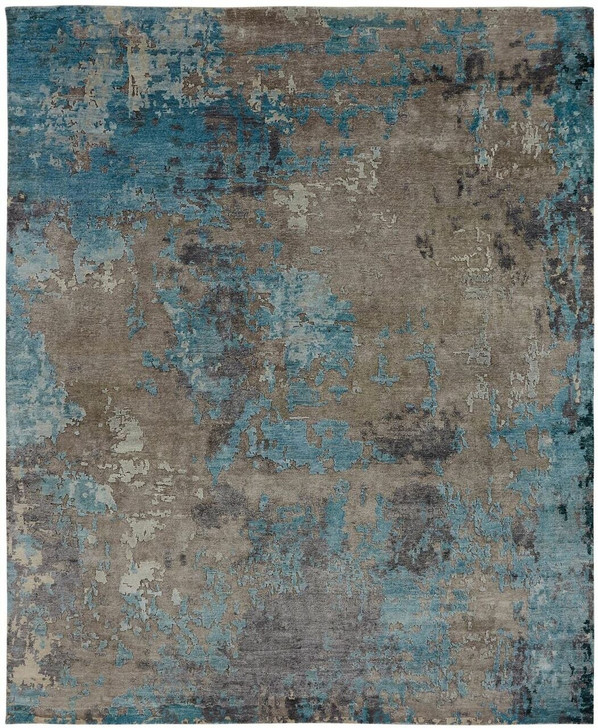 Hand Knotted Silk Modern Rug KJN0770