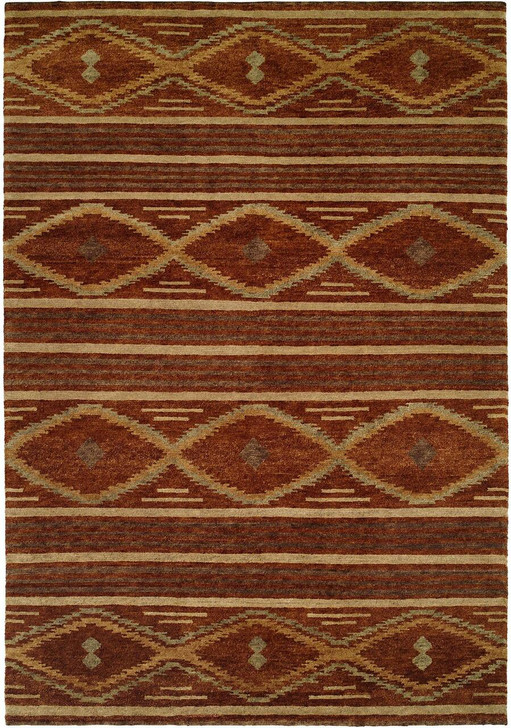 Hand Knotted Wool Southwest/Tribal Rug KMV6900