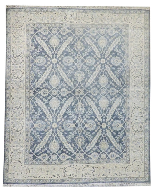 Turk Oushak Natural-dye 8'0"x10'0" Hand-knotted Rug -w11303