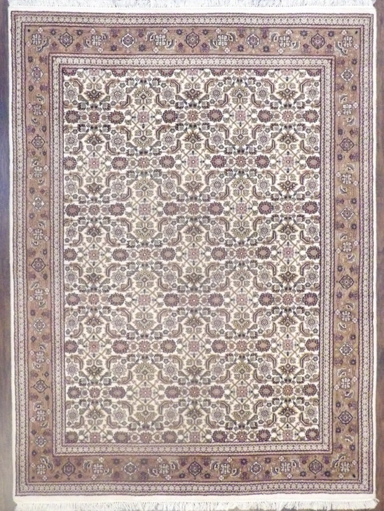 Persian Herati Mir 6'0"x9'0" Hand-knotted Rug -w886