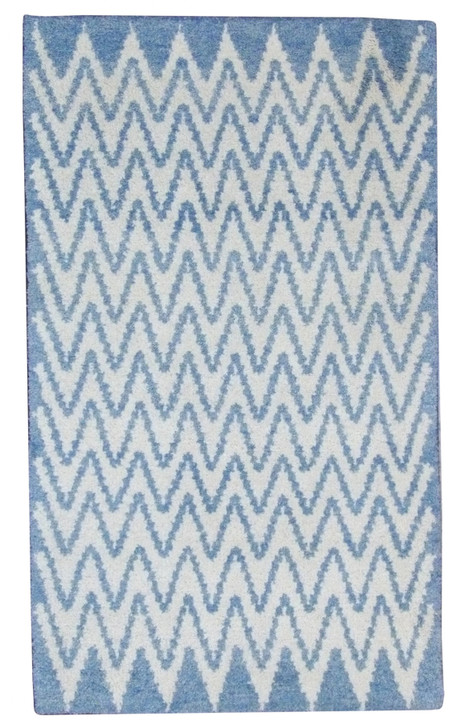 Moroccan 3'0"x5'0" Hand-knotted Rug -w174