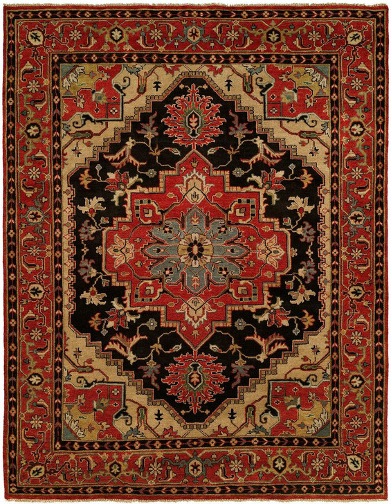 Hand Knotted Wool Tribal Rug  KHR0800