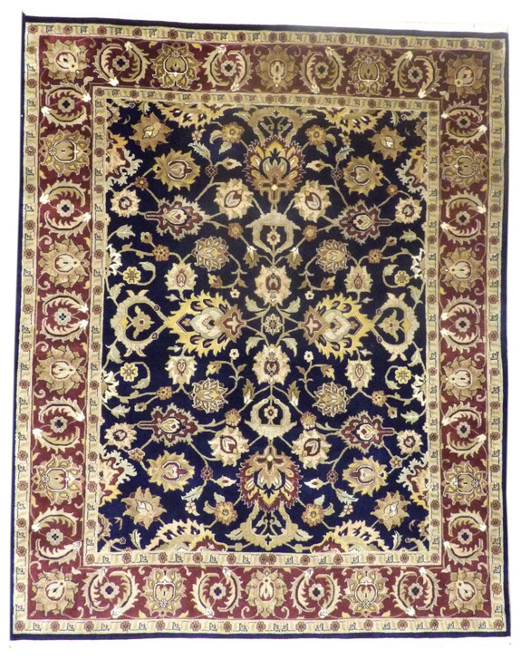 Jaipur Kashan Antique Wash 8'0"x10'0" Hand-knotted Rug -w937